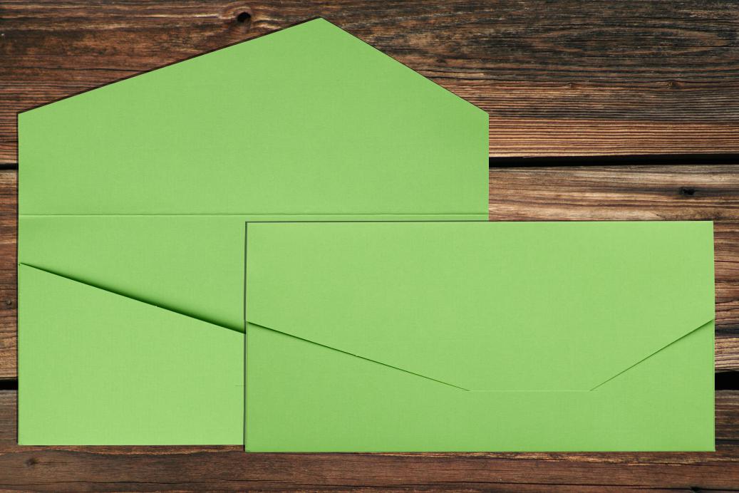 Geschenkkarte DL 110x220 mm Apple gerippt 220 g/qm